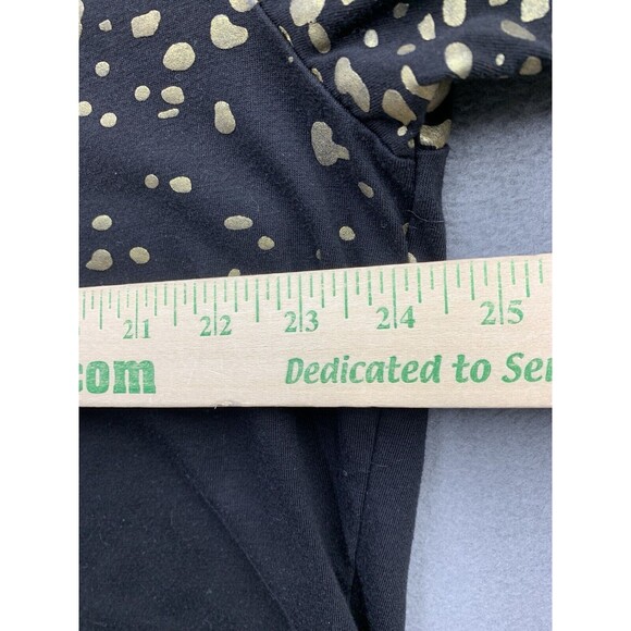 Coofandy Graphic Tee T-Shirt 3D Print Black Gold Splatter Crew Neck Size XL - Picture 5 of 13